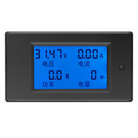 PZEM-051 Ampèremètre numérique DC Voltmètre 6,5-100V 4 en 1 Moniteur LCD de tension, courant, puissance et énergie pour moto