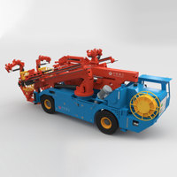Chariot robotisé robuste pour l'installation d'arches, capacité de levage de 3 tonnes, pour l'installation de nervures en acier dans les travaux de soutènement primaire de tunnels et le vissage de roches