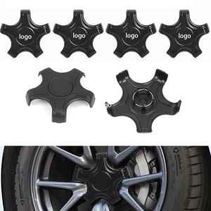 Tapa Central de Plástico Negra para Cubo de Rueda de Cinco Puntas para Tesla Model 3, 6.9 Pulgadas, 176 mm - Product Image 5