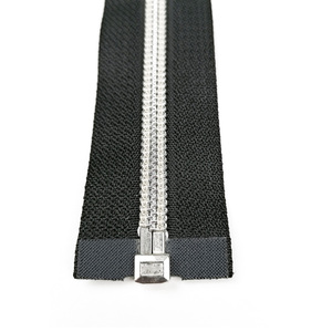 <span class=keywords><strong>Fermeture</strong></span> éclair en nylon de curseur en métal lisse renforcé résistant d'usine pour les sacs de voyage d'équipement extérieur de bagage de vêtements de travail - Product Image 3