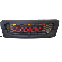 Pièces de gril de couverture de calandre de lumière LED noir mat Offre Spéciale pour Dmax 2016 -- 2019