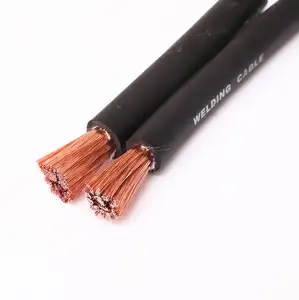 Câble de soudage isolé en caoutchouc, conducteur Flexible en cuivre à noyau unique, TUV YH/H01N2-D YHF/H01N2-E