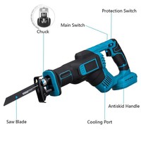 Kit de scie sauteuse 21V Max avec 2 batteries et chargeur, scie sauteuse sans fil professionnelle pour le bricolage à domicile et les travaux sur site