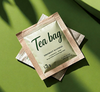 Sachets de thé personnalisés en papier biodégradable de qualité alimentaire avec fleurs de calendula, scellés sur 3 côtés, parfumés pour le sommeil