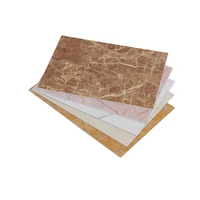 Panneau mural moderne en marbre UV PVC très brillant Panneau décoratif imperméable pour l'intérieur du salon Marbre UV français de haute qualité