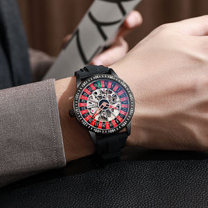 Nouvelle Montre <span class=keywords><strong>Homme</strong></span> Roulette 2026 Marque Dulunwe Originale Mécanique Analogique Style Sport Tendance Lumineuse Ronde Cadeau pour <span class=keywords><strong>Homme</strong></span> - Product Image 3