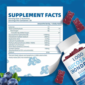 Glucosamina sin azúcar, condroitina, gomitas, suplemento de clorhidrato de glucosamina, gomitas para soporte de Salud de articulaciones - Product Image 5