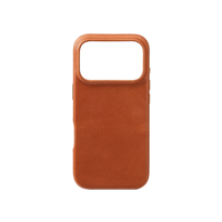 Étui de téléphone magnétique antichoc en cuir huilé de qualité supérieure, design professionnel, compatible avec la charge sans fil pour 15/16/17 Pro Max