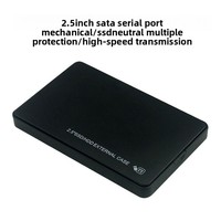 Kotak Hard Disk Eksternal Plastik USB3.0 2.5 Inch SATA Serial Mechanical Solid State SSD Tanpa Sekrup Guangzhou Ready Stock