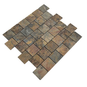 Dosseret peler et coller les carreaux de mosaïque en pierre d'ardoise d'oxyde de PVC - Product Image 2
