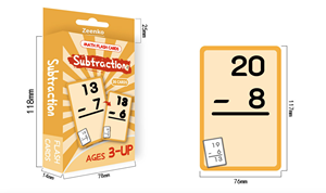 Mẫu giáo tính toán số công cụ trò chơi toán học sớm thẻ học tập trẻ em trừ THẺ FLASH - Product Image 3