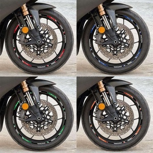 Adesivo para Roda de Motocicleta, Decalque Impermeável, Fita de Listras para Aro de 17 Polegadas, Acessórios Universais para Motocicletas <span class=keywords><strong>Honda</strong></span>, Yamaha, Suzuki - Product Image 3