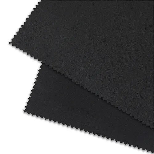 Micooson 0.65mm 290gsm Elastic backing Pore grain pu leather for gloves