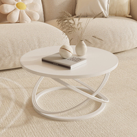 Tables et chaises de magasin traditionnelles érythréennes de nuage de jambe extérieure blanche moderne Table basse carrée de feuille