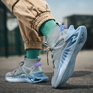Nuove scarpe sportive da uomo con tomaia da <span class=keywords><strong>Tennis</strong></span> e da uomo personalizzate scarpe da ginnastica Casual scarpe da passeggio da uomo a rete - Product Image 5