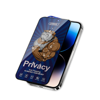 Pelindung Layar Kaca Tempered Anti Spy 0.4MM Berkualitas Tinggi untuk Iphone13 14 15 16 17 Pro Max Pelindung Layar Privasi Premium