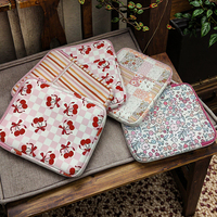 Tas buku kustom lengan e-reader Mini ritsleting pelindung lembut untuk iPad Kindle Case