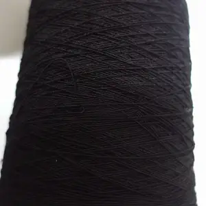 High Quality Cheap Chunky Hand Knitting Polyester Nylon Covered Rubber Yarn For Weaving