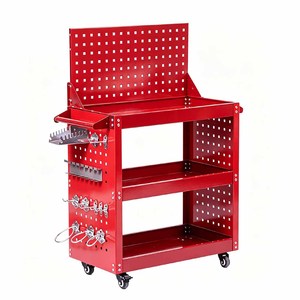 Armoire à outils industrielle en acier, 4 tiroirs, système de verrouillage à clé, roulettes, capacité de charge 300 kg, personnalisable OEM, garantie 3 ans, mobile - Product Image 5
