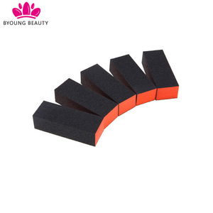 Nail Art Manicure 10pcs/bag Black Color <strong>3</strong> Sides Files Nail <strong>Buffers</strong> - Product Image 2