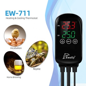Ewelly EW-711 पक के लिए डिजिटल तापमान नियंत्रक थर्मोस्टेट ऊष्मायन साँप ताप और ठंडा - Product Image 3