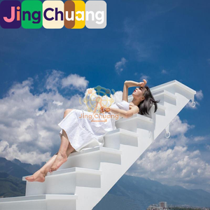 Accessoire de photographie : Échelle décorative pour les lieux touristiques et fermes, style 'Cloud Ladder' populaire auprès des influenceurs, recommandation Little Red Book 2022 - Product Image 4