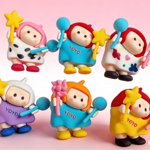 Yoyo Toy Figures Fantasy Sci-Fi <b>Plastic</b> Collectible <b>Blind</b> Box Dolls For Kids Age 7 12y Unisex Desktop Decor - Product Image 1