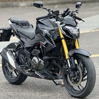 Moto de rue à essence Haojue Dr300 d'occasion, 300 cm³, bicylindre, refroidissement par eau, ABS, haute performance >180 km/h