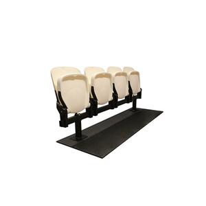ที่นั่งแบบยืดหดได้สีขาว 4 แถว สำหรับโรงเรียน โรงละคร ห้องประชุม ทนทาน - Product Image 2