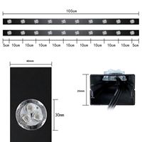 Luces LED de Navidad Permanentes con Control Inteligente por Aplicación RGBW DC12V, Decoración Navideña con Forma de Medusa de Píxeles
