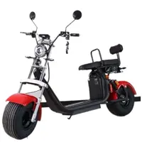 Patinete eléctrico aprobado por EEC, bicicleta de neumático ancho, 1500W, 45 km/h, para deportes de ciudad y motocicleta