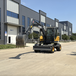 Excavatrice sur roues de haute qualité, 8 tonnes, pour usage agricole, avec godet de 0,28 m³ à vendre - Product Image 3