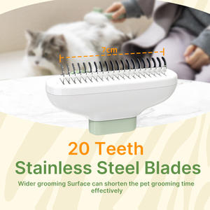 Nuevo peine de limpieza automática para mascotas, peine para limpiar la capa interior, cepillo para limpiar perros y gatos con un botón - Product Image 3