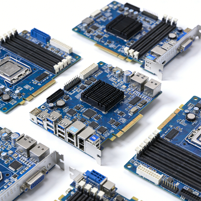 PCBA and PCB Assembly for AI Inference Server Precision HDI Board Laser Blind Via Micro Via Technology