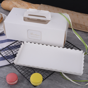 Hot Selling Cardboard Macaron Cookie Packaging Box Dessert Loaf Box For Bakery