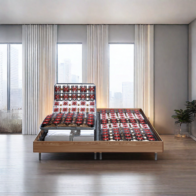 Modern Metal New Materials Quality Furniture Adjustable Smart Queen Single King Size High-End Wired Remote Control Bed Base