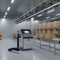 Printer Inkjet Otomatis Multifungsi Resolusi Tinggi 2400 DPI Terbaik Baru untuk Pencetakan Kulit, Flex, Bill, dan Telur 520m/menit