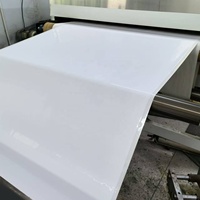 Rouleau de feuille de gel de polyuréthane de silicone souple Double face de plusieurs couleurs mates transparentes tampons auto-adhésifs antidérapants