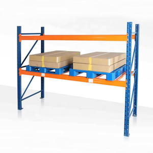 Hochleistungs-Metall lager regal mit starker Tragfähigkeit Aufrechte Trägers chicht platte Einseitige Funktion - Product Image 1