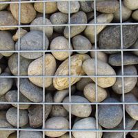 Boîte en gabion soudée sur mesure pour murs de jardin décoratifs
