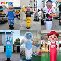 Homme gonflable géant publicitaire personnalisé avec logo, Sky Dancer 6ft 10ft, spécial fêtes, avec souffleur, pour promotion d'événements extérieurs