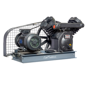 Compresseur d'air industriel de type V, robuste, lubrifié à l'huile, pompe à piston haute pression, moteur électrique, système d'air pour atelier - Product Image 1