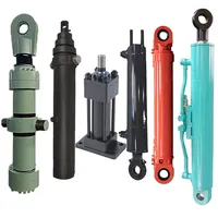 Cylindre hydraulique télescopique à simple effet pour usine sidérurgique, résistant aux extrêmes de température et aux matériaux thermorésistants