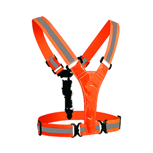 Leichte Fluoreszierende Grün-Orange-Rosa Sicherheitsweste ANSI Klasse 2 LED-Blitz Reflektierender Gürtel Lustige Reflektierende Sicherheitskleidung - Product Image 4