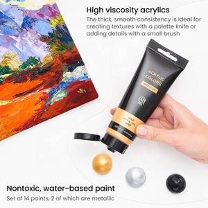 <span class=keywords><strong>Liquitex</strong></span>-pintura acrílica básica, pinturas acrílicas profesionales, arte de pared, metálica, 120ml - Product Image 2