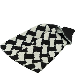 Elegant Striped Pattern Knitting Polyester Nylon <strong>Handbag</strong> Black and <strong>White</strong> Eco <strong>Small</strong> Shopping Bag Wool Crochet Tote Hand Bags for - Product Image 3