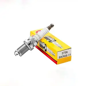 Vente en gros, bonne Performance, pas cher, système d'allumage de voiture, véritable bougie d'allumage Iridium pour Ngk Oem Bkr6e-11 2756 Bujia bougies d'allumage