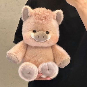 Lindo Peluche de Cerdito Súper Suave, Muñeco de Tela Relajante, Relleno de Algodón PP para Aliviar el Estrés, Regalo de Cumpleaños Perfecto para - Product Image 4