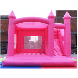 Custom Color <b>Inflatable</b> Castle Party High Quality Wedding Bouncer <b>House</b> Slide Wedding Bouncer <b>House</b> Slide Wedding H - Product Image 1