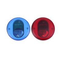 Télécommande sans fil 6V 433Mhz à 1 bouton, interrupteur de télécommande rond, type d'apprentissage avec puce EV1527, librement programmable